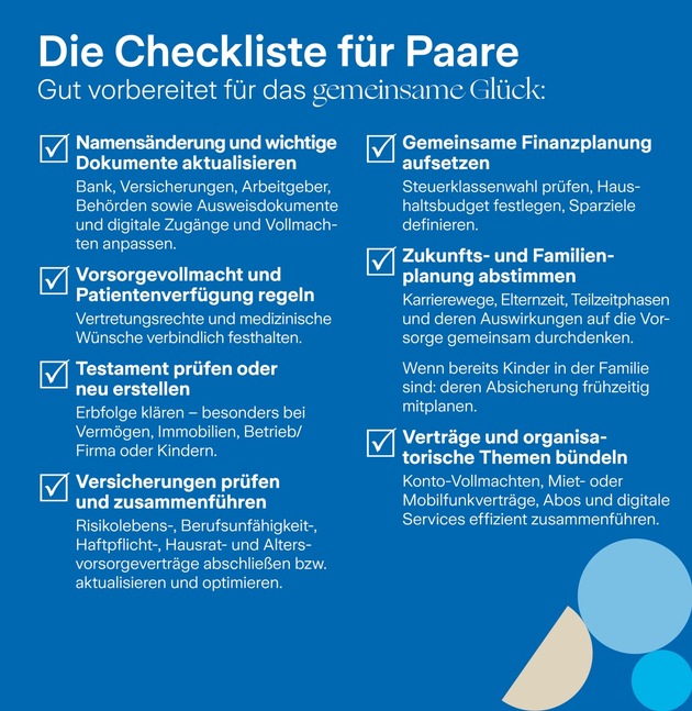 Start der Hochzeitssaison: Wenn aus Ich ein Wir wird – auch finanziell