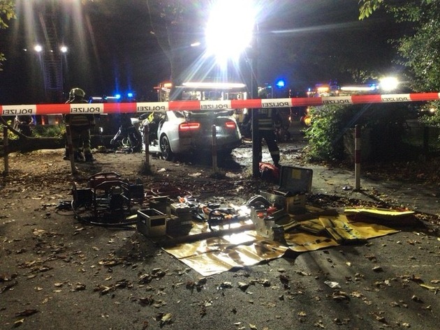 FW-GE: Verkehrsunfall Florastraße Ecke Hüller Straße