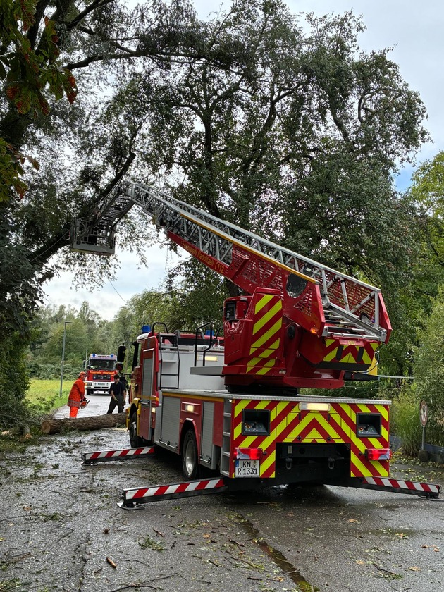 FW-Radolfzell: Unwetterlage fordert Feuerwehr