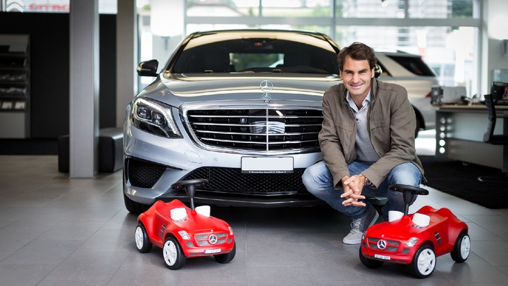 Un doppio perfetto / Roger Federer è ambasciatore di Mercedes-Benz Svizzera