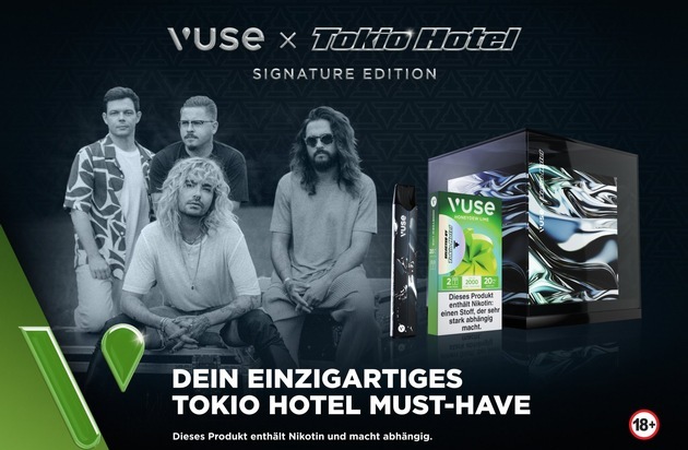 Tokio Hotel und Vuse bringen exklusive limited Edition raus: Das Must-Have für ihre Community!