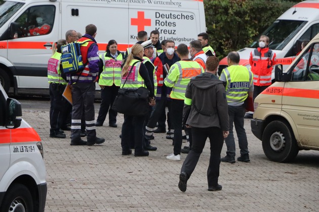 POL-LB: Marbach am Neckar: Gemeinsame Großübung des Deutschen Roten Kreuzes und des Polizeipräsidiums Ludwigsburg