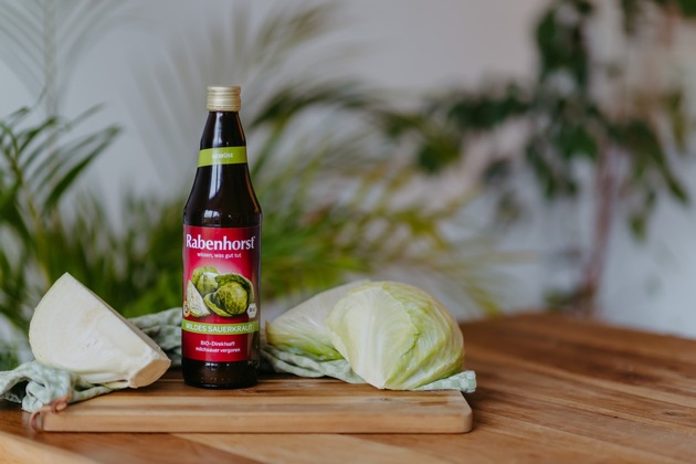Rabenhorst Mildes Sauerkraut: Bewusster Genuss aus fermentiertem Bio-Wei&szlig;kohl