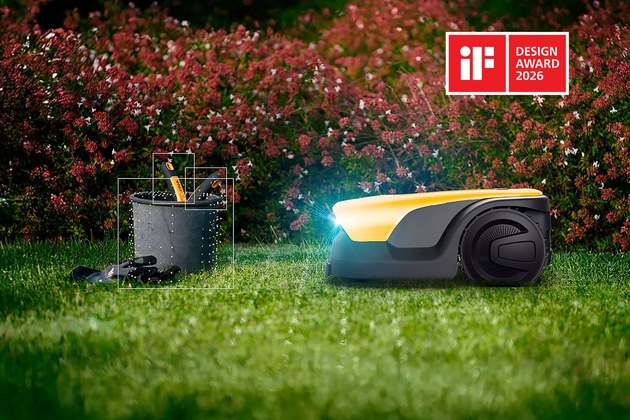 STIGA feiert Dreifachsieg beim iF DESIGN AWARD 2026 für Roboterinnovationen und digitale Lösungen