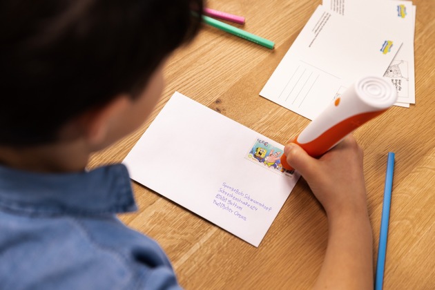 PM: Ein Schwamm als Briefmarke