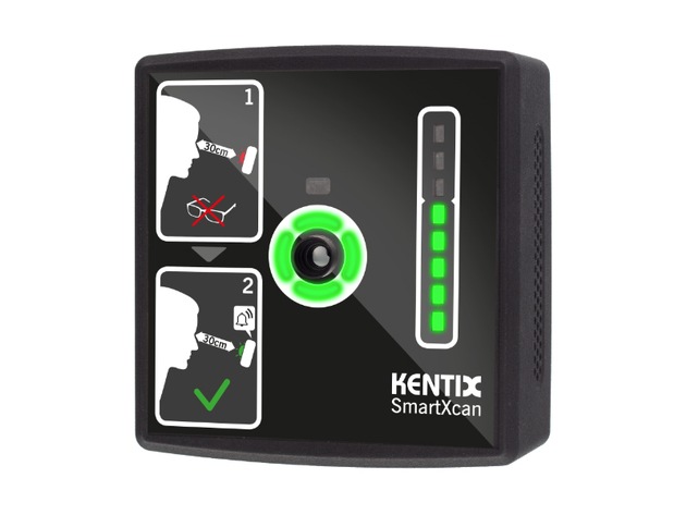 KI-Update zur automatisierten Virenerkennung: Kentix SmartXcan bietet schnell einsetzbares Fieber-Screening-Set zur Corona-Hotspot-Vermeidung