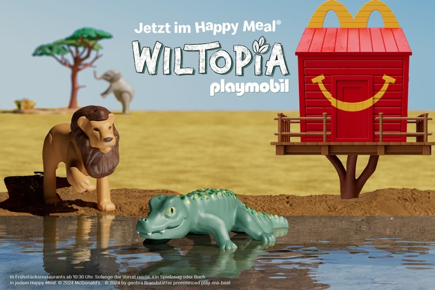 Zwei starke Marken für den Spielspaß: McDonald&#039;s und Playmobil bringen nachhaltige Spielfiguren ins Happy Meal®