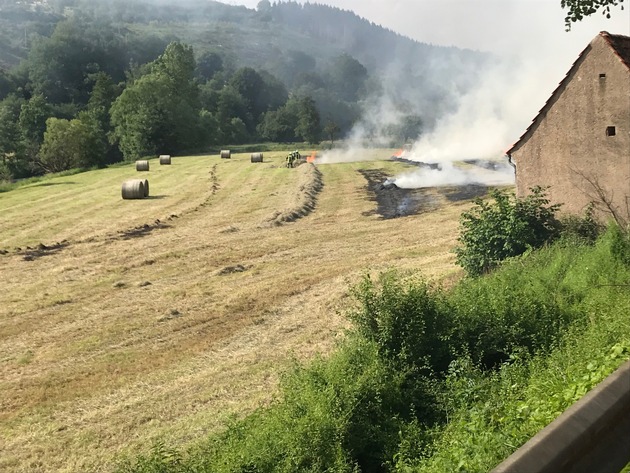 FW Lügde: Feuerwehr Lügde löscht zwei Brände in kurzer Zeit