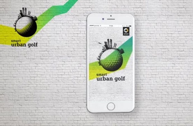 Mein Smartphone ist jetzt auch ein Golfschläger / Neue Mixed Reality App "smart urban golf" bringt Stadt-Golf aufs Handy