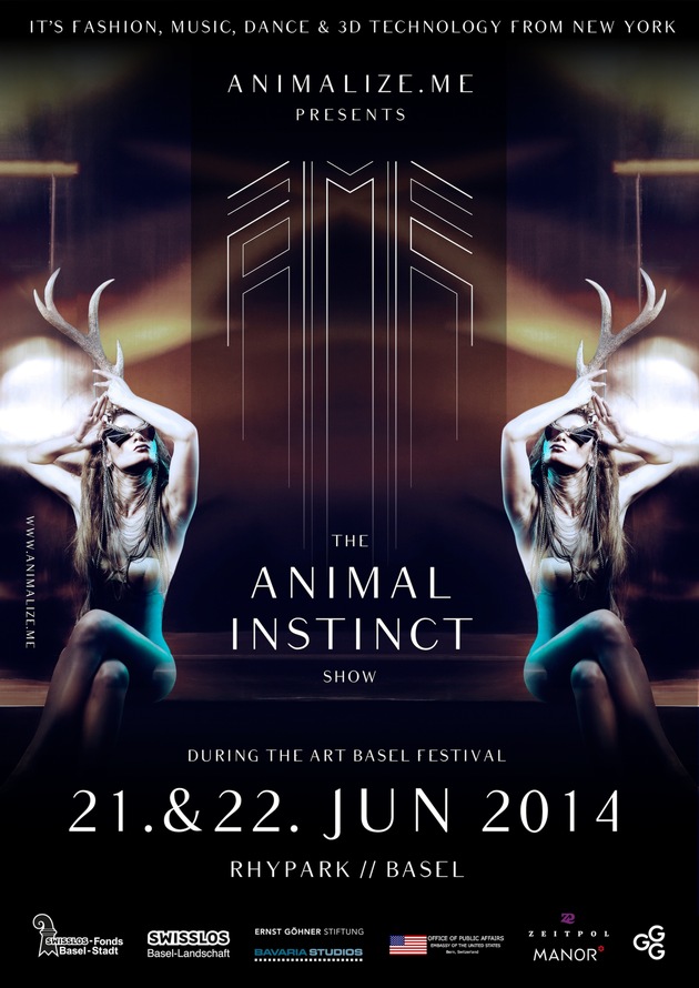 Innovativ und unwiderstehlich: Spektakuläre Live-Show ANIMAL INSTINCT aus New York am 21. und 22. Juni für vier Shows in Basel!