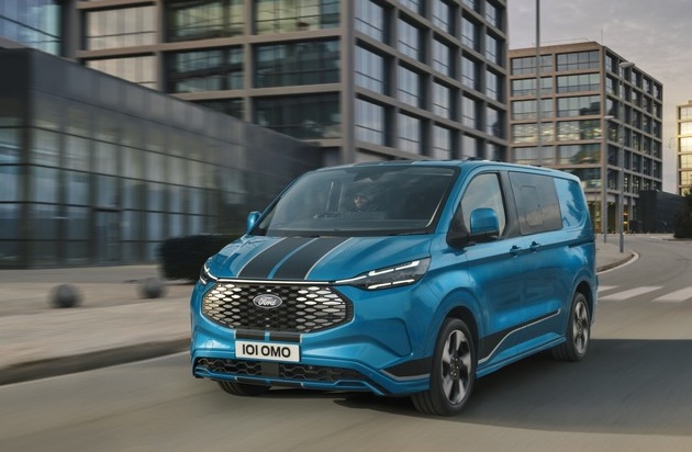 Ford-Werke GmbH: Noch wirtschaftlicher dank Elektroantrieb: Neuer Ford E-Transit Custom ab sofort bestellbar