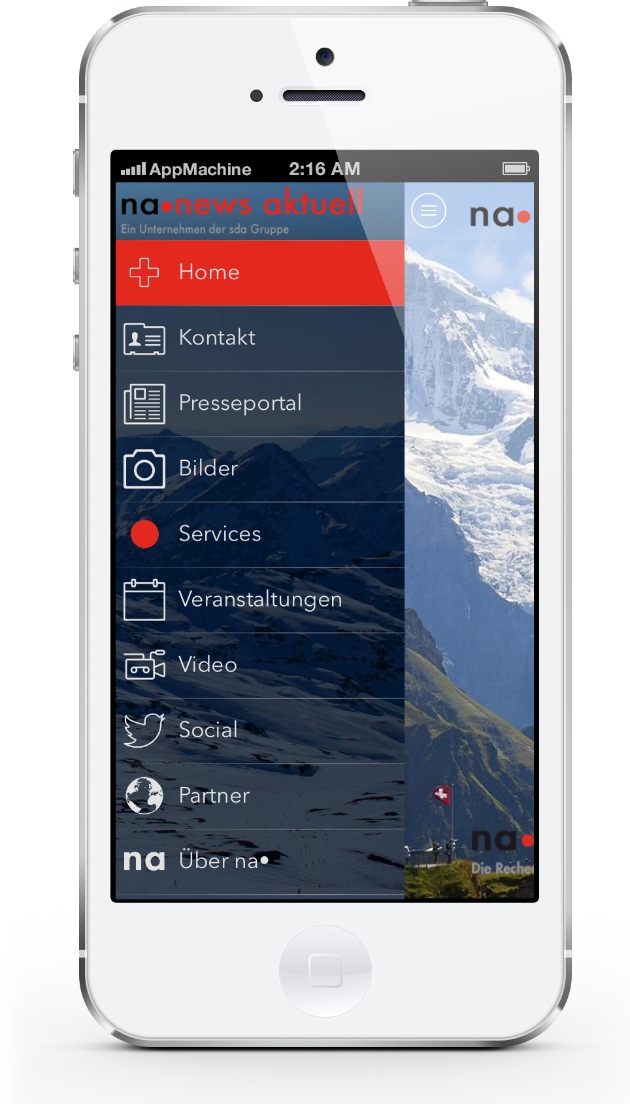 Kommunikationsdienstleister news aktuell (Schweiz) AG stellt gemeinsam mit AppMachine neue App für Unternehmensnachrichten bereit