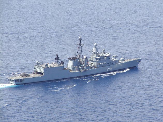 Deutsche Marine - Pressemeldung: Fregatte &quot;Augsburg&quot; verlässt Wilhelmshaven in Richtung Djibouti