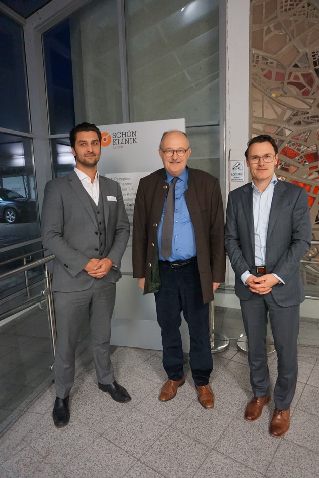 PM: Politischer Besuch in der Sch&ouml;n Klinik Lorsch: Staatsminister Dr. Michael Meister im Gespr&auml;ch zur Krankenhausreform