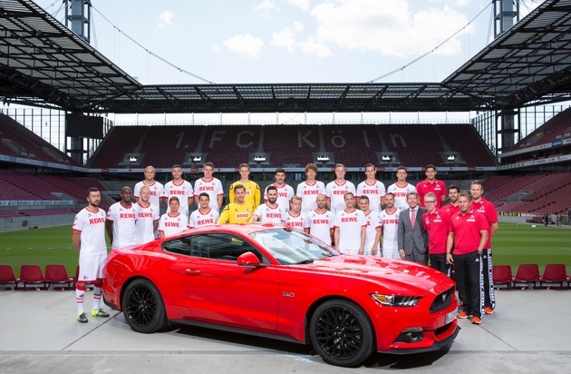 Ford-Werke GmbH: Erneut gemeinsam in der ersten Liga: Ford bleibt Exklusiv-Partner und Fahrzeug-Sponsor des 1. FC Köln (FOTO)