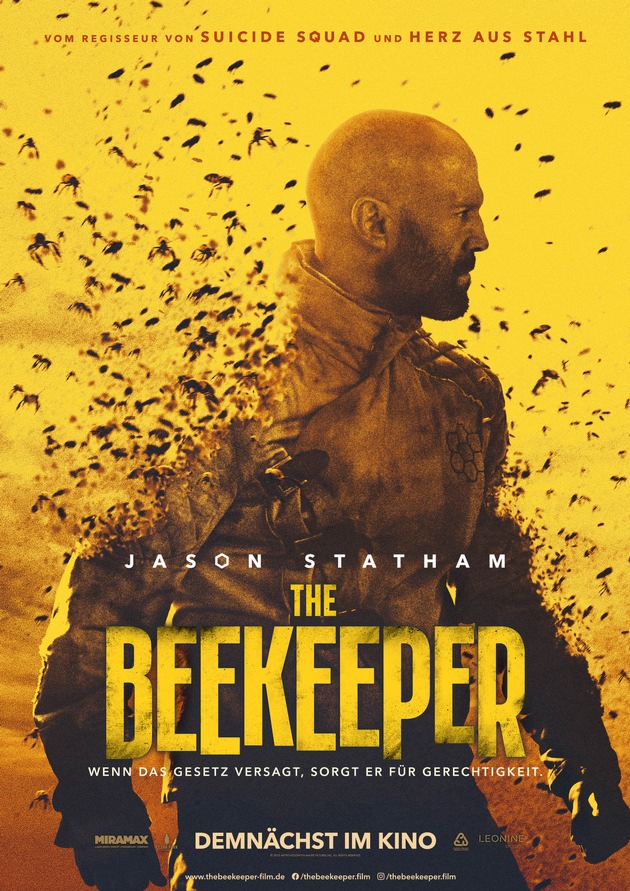 THE BEEKEEPER / Jason Statham - gnadenlos wie nie! / Der erste Trailer und das Plakat sind da/ Ab 11. Januar 2024 im Kino