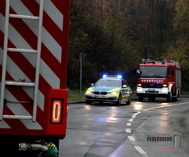 FW-MK: Gemeldeter Kaminbrand und Öleinsätze