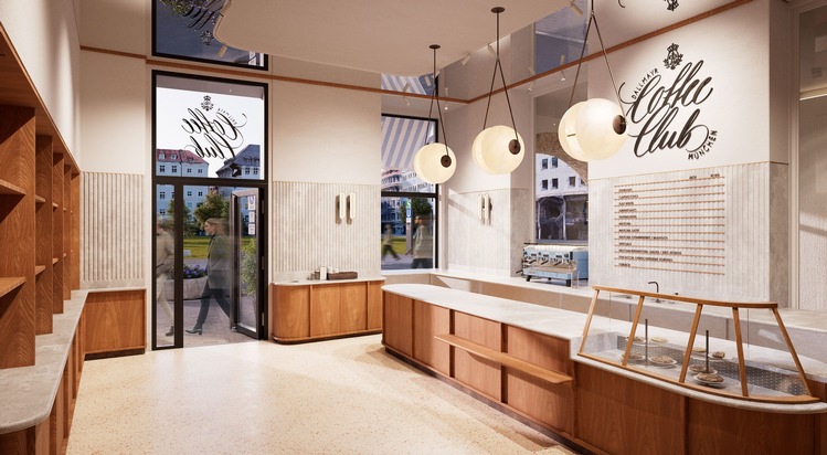 Architektur im neuen Dallmayr Coffee Club