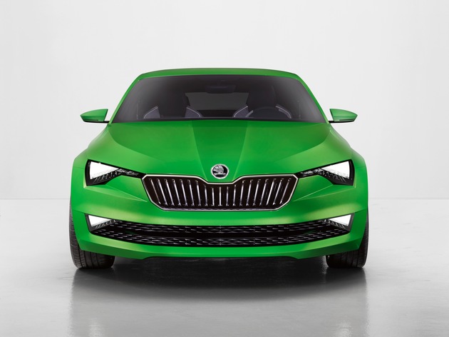 SKODA auf der AMI 2014: Deutschland-Debüt für wegweisende Designstudie &quot;VisionC&quot; (FOTO)