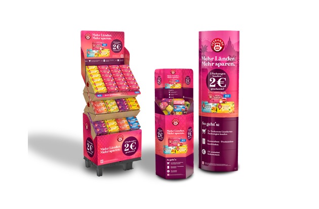 Pressemitteilung: „Mehr Länder. Mehr sparen.“: TEEKANNE startet mit neuer Ländertee-Promotion in die Herbstsaison