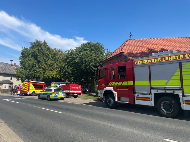 FW Lehrte: Automatischer Handynotruf alarmiert Rettungskräfte
