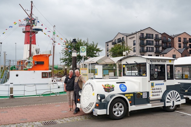 Krabben-Express fährt elektrisch: Büsum setzt auf leise und nachhaltige Mobilität