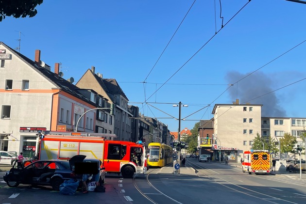 FW-MH: Zwei Rauchsäulen über dem Mülheimer Stadtgebiet