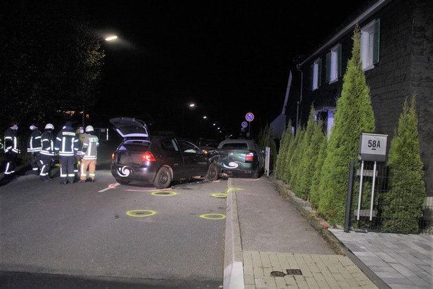 POL-RBK: Burscheid - Unfall unter Alkoholeinfluss - 15.000 Euro Schaden