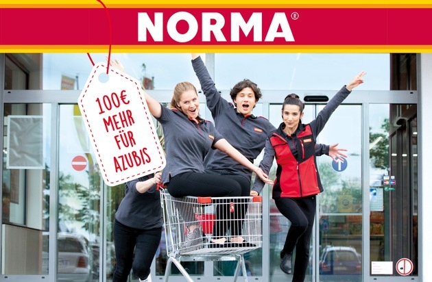 NORMA: Gehälter der NORMA-Azubis steigen ab Januar 2022 um bis zu zehn Prozent - Spitzenplatz im Handel / NORMA setzt auf seinen Nachwuchs und erhöht die Ausbildungsvergütung