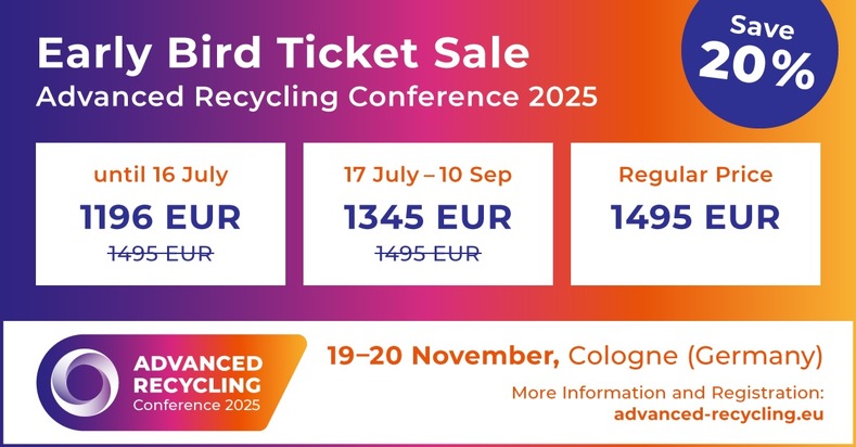 Advanced Recycling Conference 2025 – Die Zukunft der Kreislaufwirtschaft gestalten