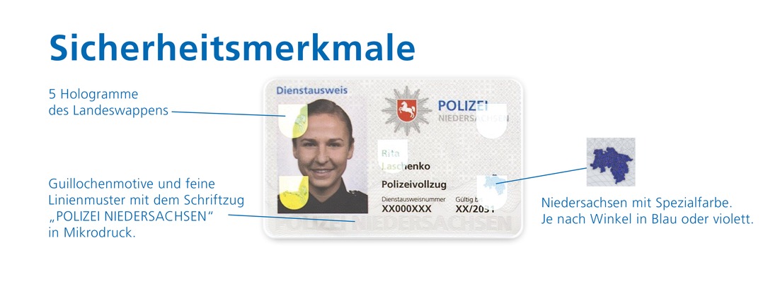 POL-ROW: ++ Niedersachsens Polizei bekommt neue Dienstausweise ++