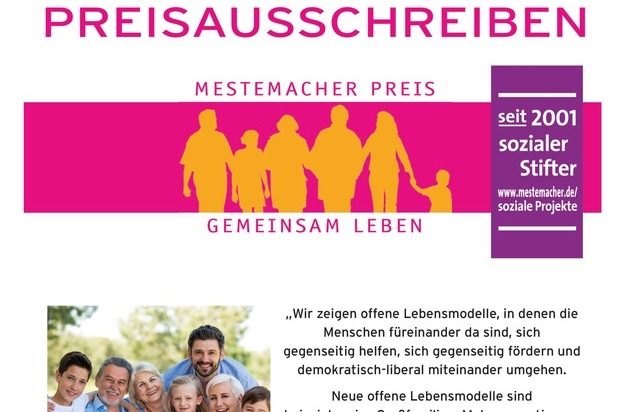 Neuer Sozialpreis "GEMEINSAM LEBEN"