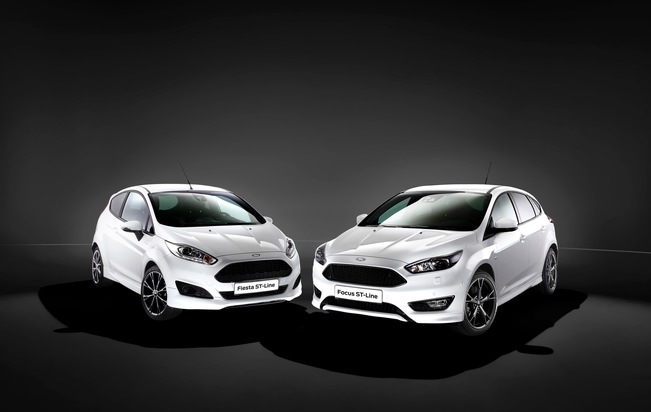 &quot;ST-Line&quot;: Neue, sportliche Ausstattungsvariante für Ford Fiesta und Ford Focus ab sofort bestellbar