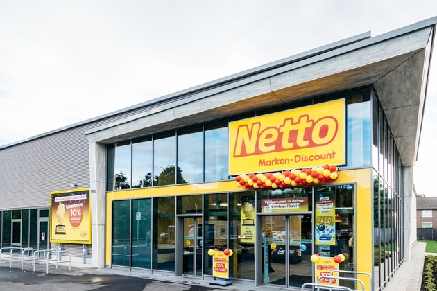4.444. Filiale als Meilenstein: Netto baut Deutschlands größtes Discount-Filialnetz weiter aus