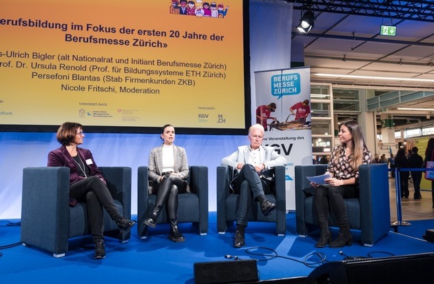Berufsmesse Zürich / MCH Group: 20 Jahre Berufsmesse Zürich: Rückblick und neue digitale Herausforderungen