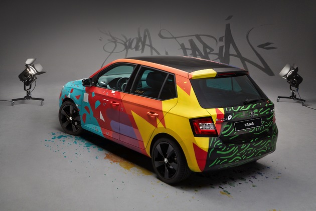 SKODA Fabia wird zum ,Art Car&#039; (FOTO)