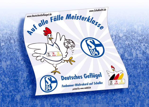 Auf alle Fälle Meisterklasse / Fanbanner-Weltrekord auf Schalke