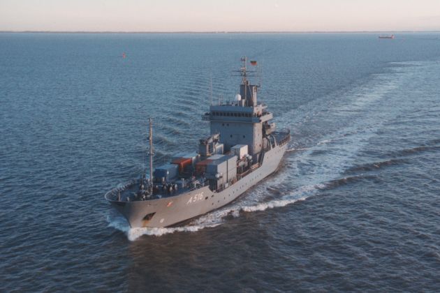 Deutsche Marine - Pressemeldung/ Pressetermin: &quot;Donau&quot; kehrt aus NATO-Einsatzverband zurück zum Heimathafen Warnemünde