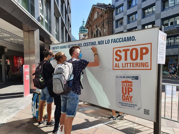Comunicato stampa: «Uniti contro il littering: Lugano lancia un segnale»