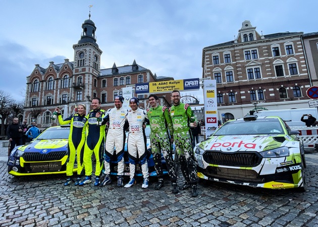 Deutsche Rallye-Meisterschaft 2024: Škoda nimmt den elften Fahrertitel seit 2002 ins Visier
