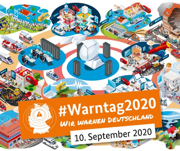FW-F: Bundesweiter #Warntag2020 - Was bedeutet das für Frankfurt? / Sirenen für die Industrieparks schließen sich an