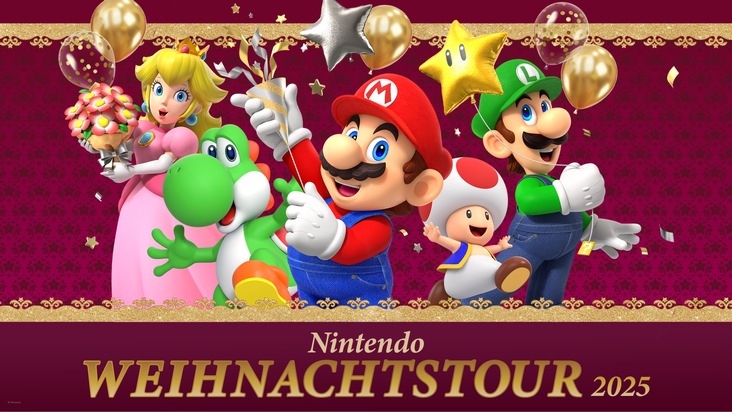 Pressemitteilung: Nintendo Weihnachtstour 2025 kommt ins ALEXA