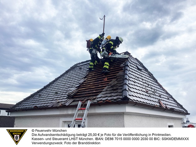 FW-M: Wochenendrückblick der Feuerwehr München (4. - 6. Juli 2025)