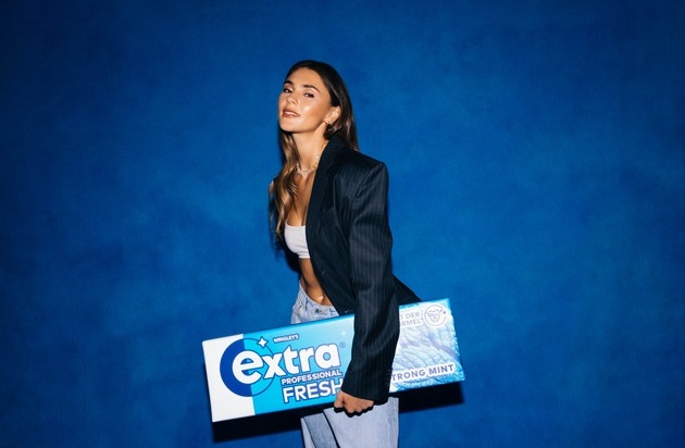 Mars GmbH: Stefanie Giesinger ist die neue Markenbotschafterin für EXTRA Kaugummi / "Ohne Kaugummi geht gar nichts! / EXTRA ist mein täglicher Begleiter"