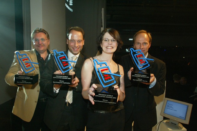 Die besten mobilen Anwendungen bei den Ericsson Application Awards 2004 gekürt