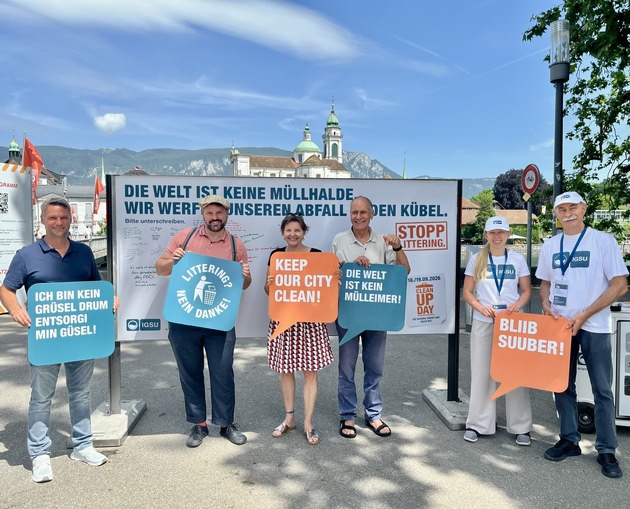 Medienmitteilung: «Solothurn setzt ein Zeichen gegen Littering»