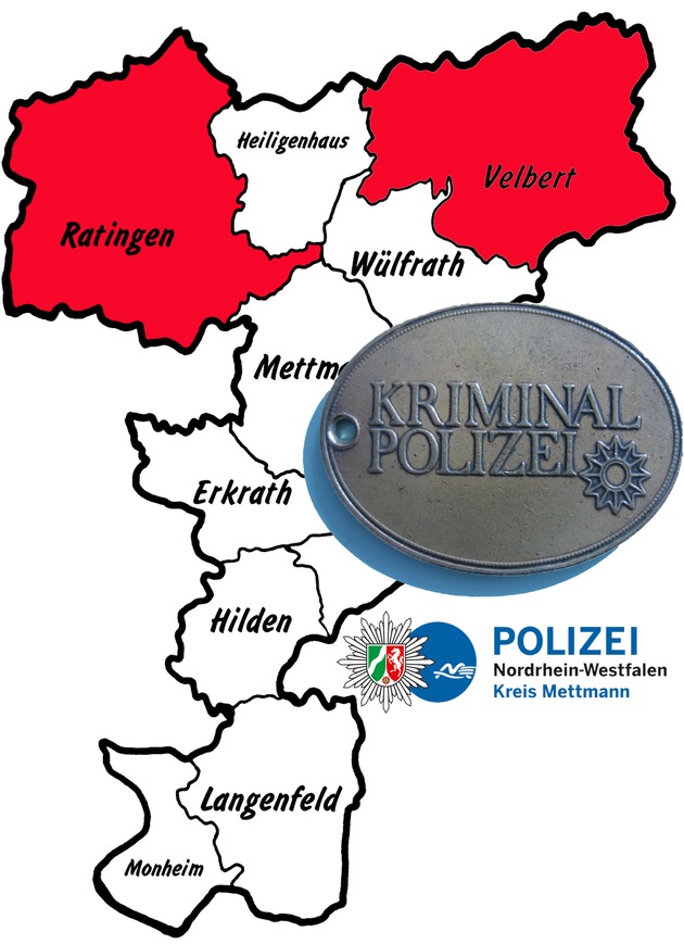 POL-ME: Einbrüche aus dem Kreisgebiet - Velbert / Ratingen - 2111151