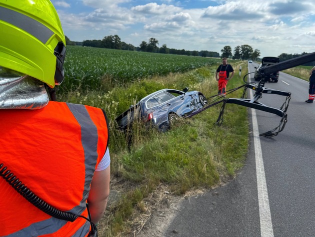 FW Flotwedel: Zwei parallele Einsätze beschäftigen die Feuerwehren bei Eicklingen