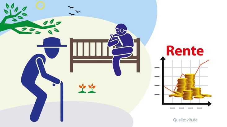 Vereinigte Lohnsteuerhilfe e.V. - VLH: Rentenerhöhung führt nicht zwangsläufig zur Steuerpflicht