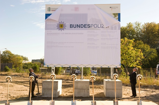 BPOLP Potsdam: Spatenstich für den Neubau des Bundespolizeipräsidiums in Potsdam